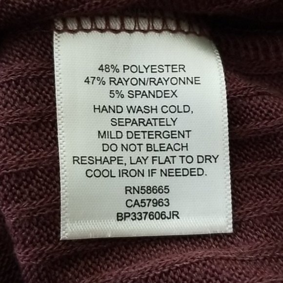 BP mahogany High Neck Ribbed Cropped Tank Top - Picture 5 of 5